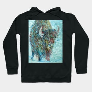 BISON IN THE SNOW Hoodie